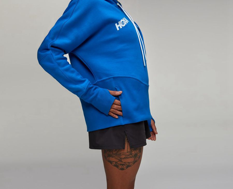 Hoodie - Imperial Blue - Women Hoodie - Blue,Australia RNC-190437